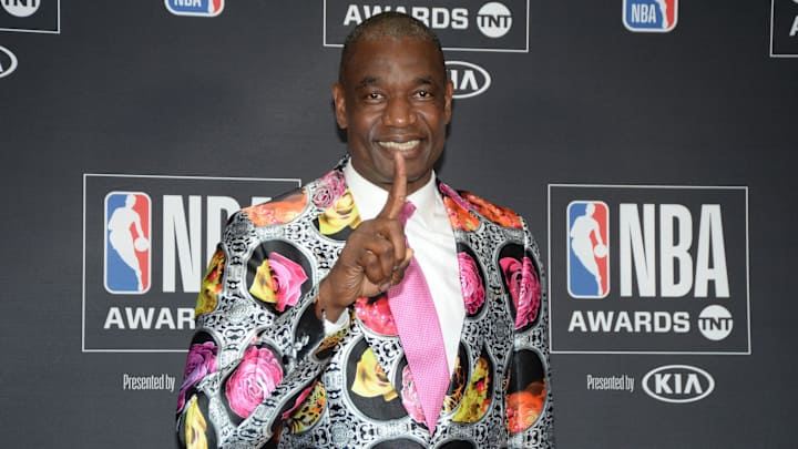 NBA Playoffs: Dikembe Mutombo Rings the Bell for the 76ers Before Wizards' Game