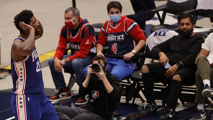 Joel Embiid Felt Love From Sixers Fans at Wizards' Home Game 3