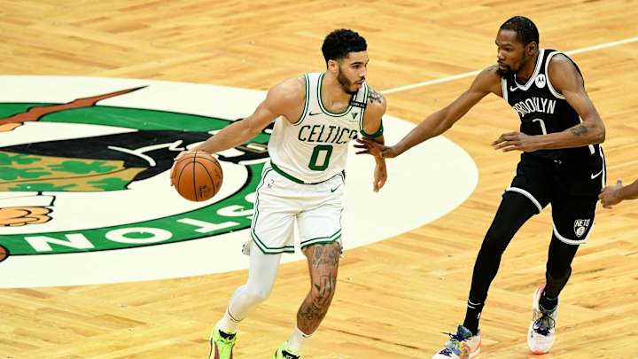 NBA Playoffs Watch: Celtics' Jayson Tatum Puts the Moves on Nets' Kevin Durant