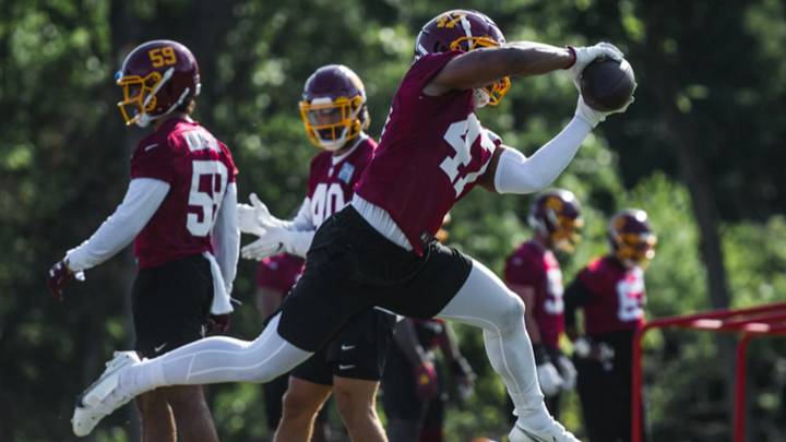 An OTA Interception Signals Battle For Jamin Davis & Washington LBs An OTA Interception Signals Battle For Jamin Davis & Washington LBs