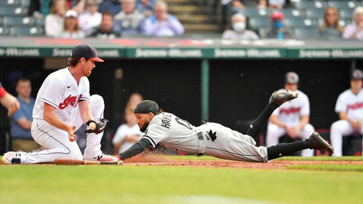Billy Hamilton Scores On Wild Play which Includes Indians Misplays