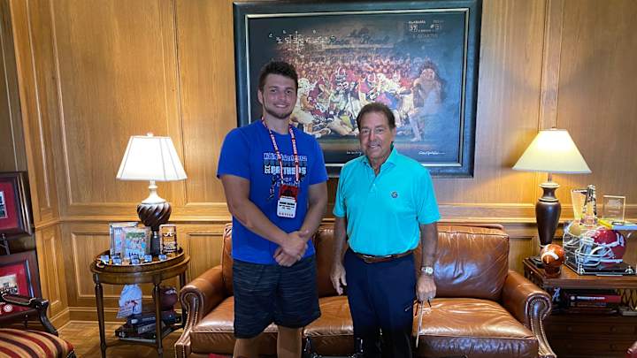 2022 OL Carson Hinzman Recaps First Visit to Alabama: "I Definitely Want to Come Back"