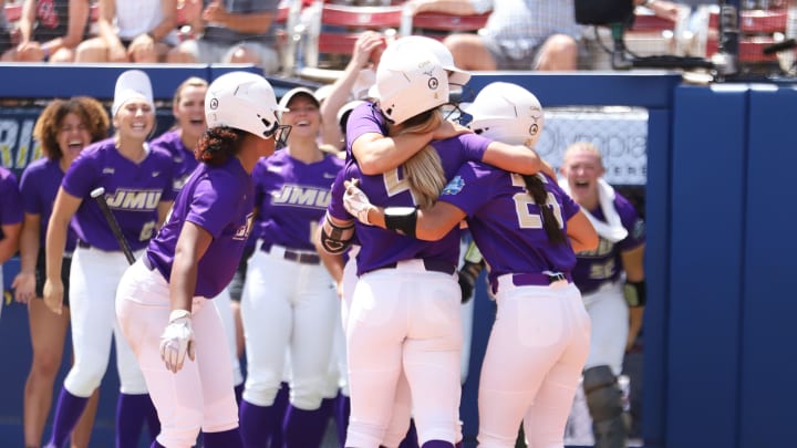 James Madison Stuns No. 1 Seed Oklahoma in Women's College World Series Opener