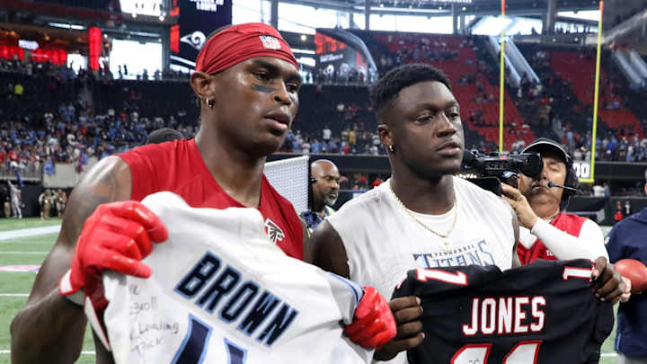 Jones, Brown Not Far Apart in Ranking of NFL's Best Players Jones, Brown Not Far Apart in Ranking of NFL's Best Players