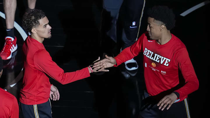 NBA Playoffs: Hawks' Trae Young and John Collins Connect on Alley-Oop Against 76ers NBA Playoffs: Hawks' Trae Young and John Collins Connect on Alley-Oop Against 76ers