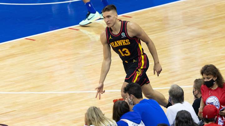 Hawks' Bogdan Bogdanović Expects Tougher Battle in Game 2 vs. Sixers