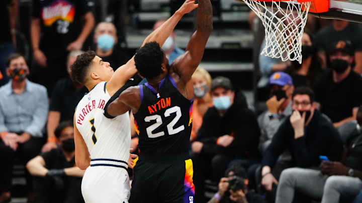 NBA Playoffs: Suns' Deandre Ayton Puts Nuggets' Michael Porter Jr. On a Poster Dunk