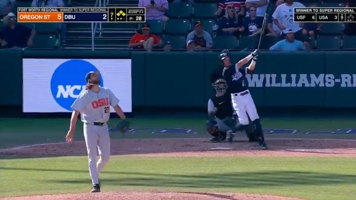 NCAA Tournament Umpire Chides Player Who Admired Clutch Grand Slam
