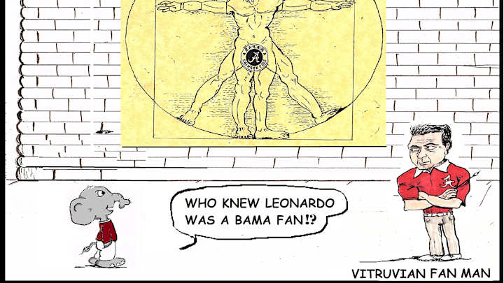 Throwback Crimson Tikes: Vitruvian Fan Man
