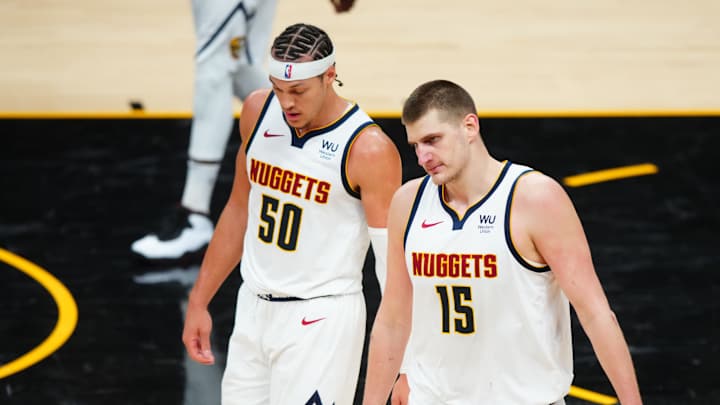 NBA Playoffs: Scuffle Between Nuggets' Aaron Gordon and Suns' Jae Crowder NBA Playoffs: Scuffle Between Nuggets' Aaron Gordon and Suns' Jae Crowder