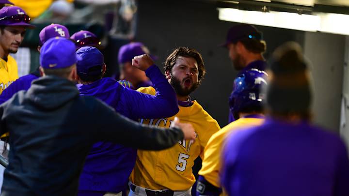 LSU Baseball Lineup Coming Through At Most Important Time of Season