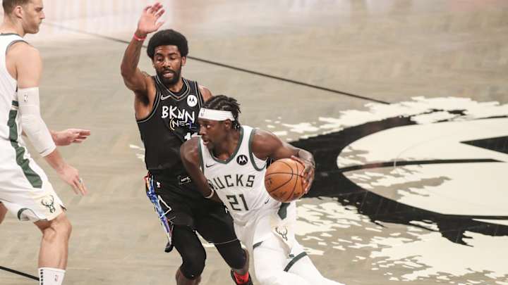 NBA Playoffs: Bucks' Jrue Holiday Pre-Game Outfit Before Nets Game