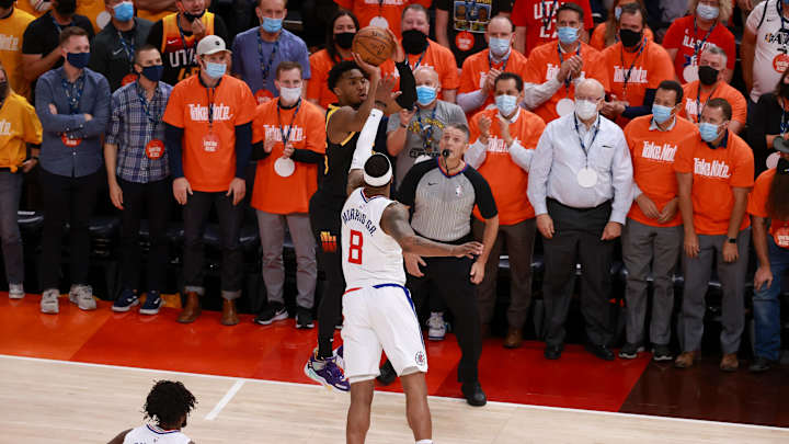 NBA Playoffs Jazz Clippers: Watch Donovan Mitchell Kick a Chair During Timeout NBA Playoffs Jazz Clippers: Watch Donovan Mitchell Kick a Chair During Timeout