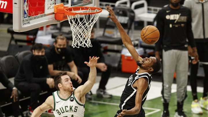 NBA Playoffs Nets-Bucks: Kevin Durant Speaks On James Harden And Kyrie Irving Injuries