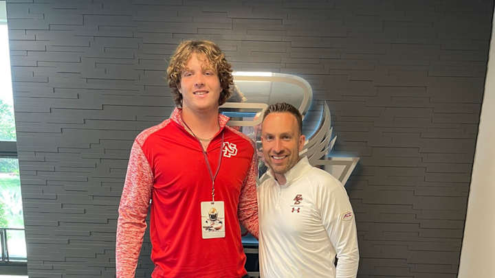 '23 OL Luke Burgess Recaps Visit To Boston College