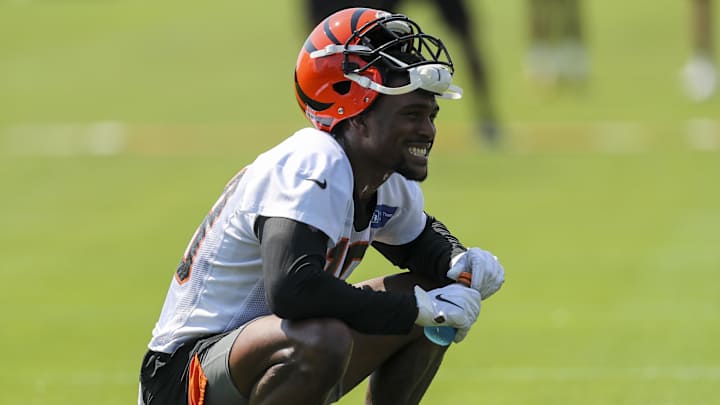 Look: Auden Tate Wears Bengals' New Uniforms for First Time Look: Auden Tate Wears Bengals' New Uniforms for First Time