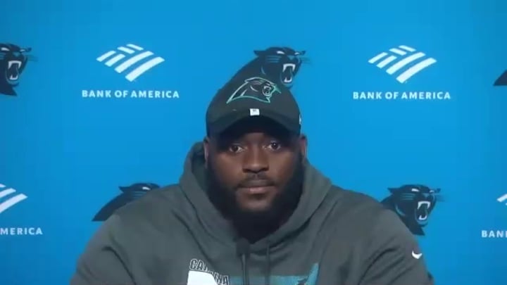 Taylor Moton Speaks on Contract Talks, Taking Reps at Left Tackle Taylor Moton Speaks on Contract Talks, Taking Reps at Left Tackle
