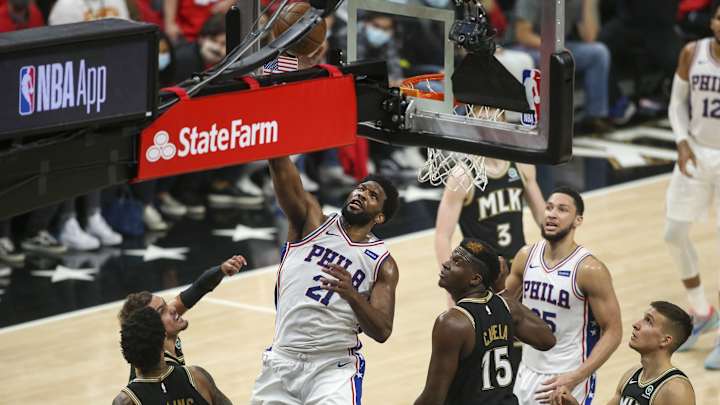 Sixers' Joel Embiid Questionable for Game 5 vs. Hawks