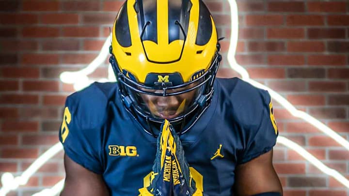 New Award Decals Appear On Michigan's Iconic Winged Helmet New Award Decals Appear On Michigan's Iconic Winged Helmet