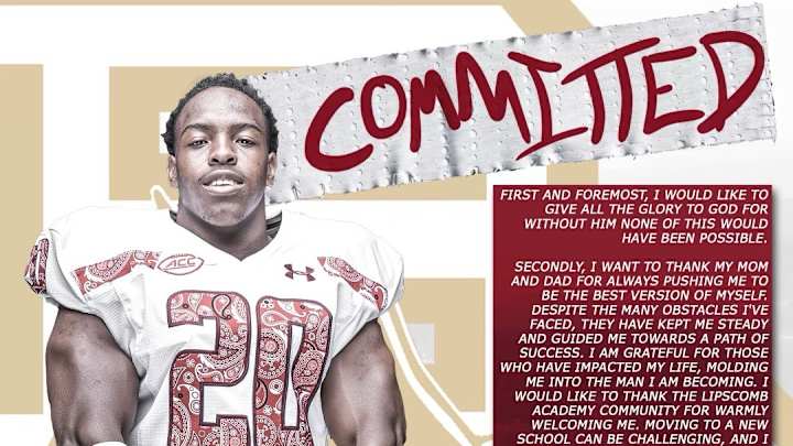 Boston College Lands Commitment From '22 RB Alex Broome Boston College Lands Commitment From '22 RB Alex Broome