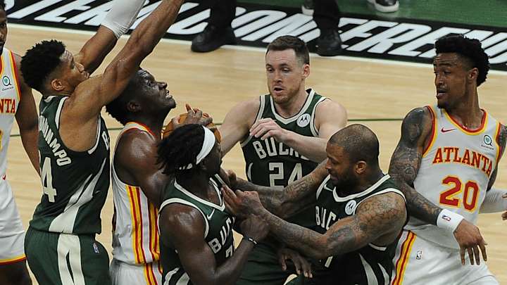 NBA Playoffs Hawks-Bucks: Look At P.J. Tucker's Kobe Bryant Shoes For Game 2