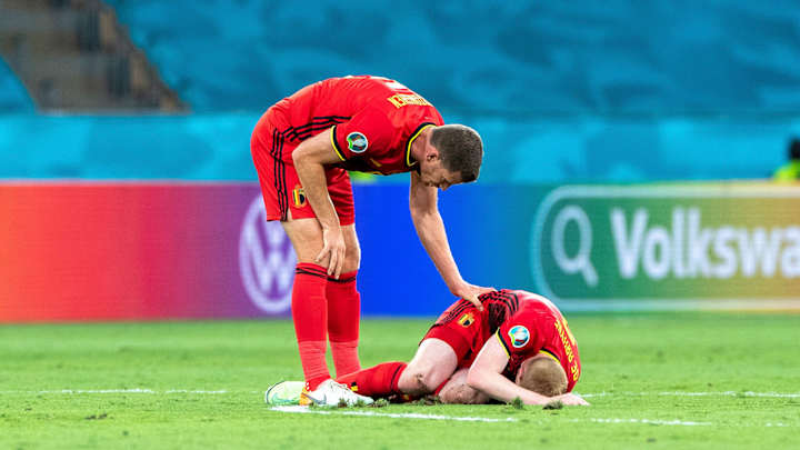 De Bruyne, Hazard '50-50' for Belgium to Face Italy in Euro Quarterfinals