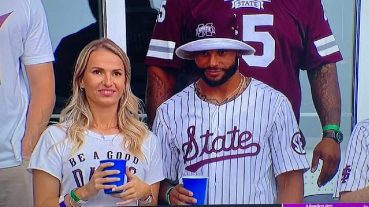 WATCH: Cowboys QB Dak Gift Makes Him Fan Favorite At College World Series