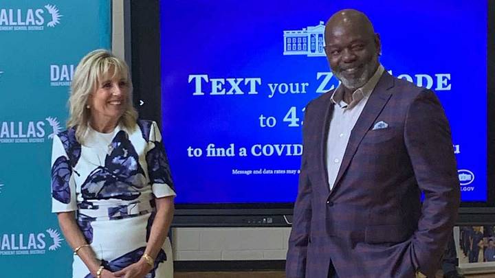 Cowboys Icon Emmitt Smith Joins Jill Biden On Vaccine: ‘This Is Serious' Cowboys Icon Emmitt Smith Joins Jill Biden On Vaccine: ‘This Is Serious'