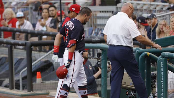 Hamstring Injury to Knock Out Kyle Schwarber For a While Hamstring Injury to Knock Out Kyle Schwarber For a While