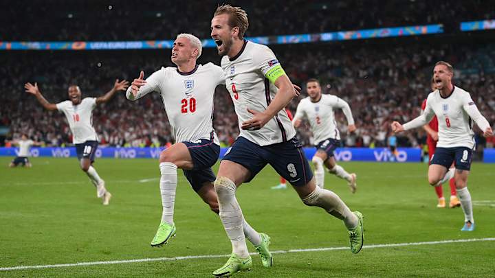 Decisive Drama Tilts England's Way, With Three Lions a Step Away From 'Home' Decisive Drama Tilts England's Way, With Three Lions a Step Away From 'Home'