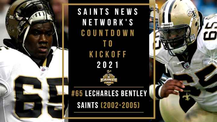 Countdown to Saints Kickoff: #65 LeCharles Bentley