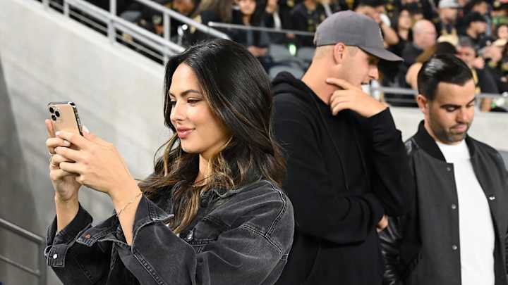 Jared Goff Supports Christen Harper at SI Swimsuit Launch Party