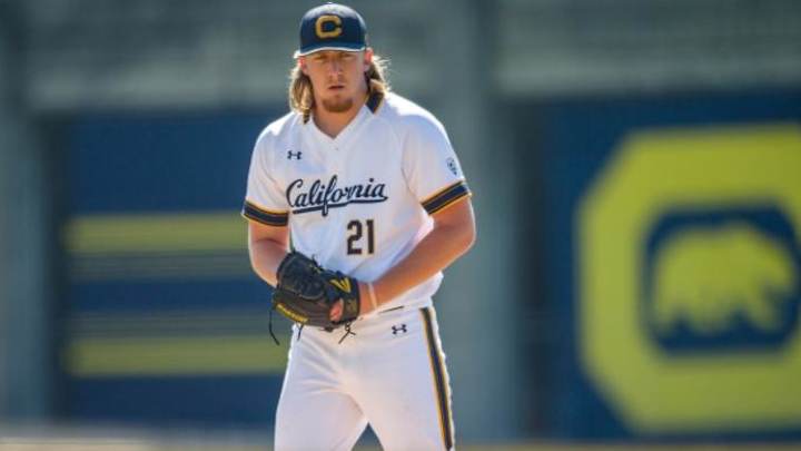 Pitcher Grant Holman First Current Cal Player Taken in MLB Draft