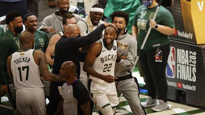 NBA Finals: Khris Middleton, Bucks Catch up With Suns in Tight Win