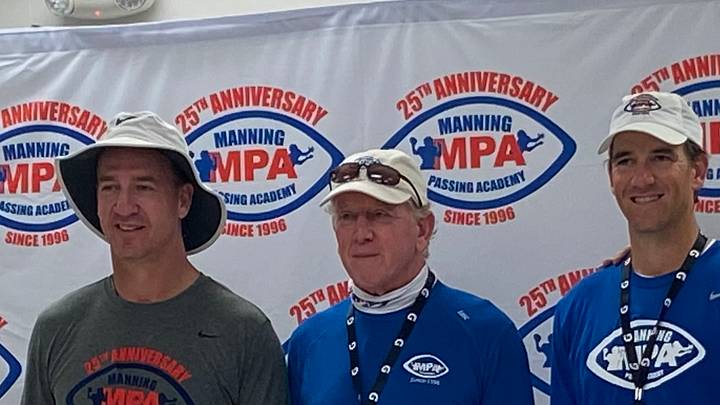 Peyton, Eli Manning Offer Thoughts on NIL in College Athletics at Manning Passing Academy