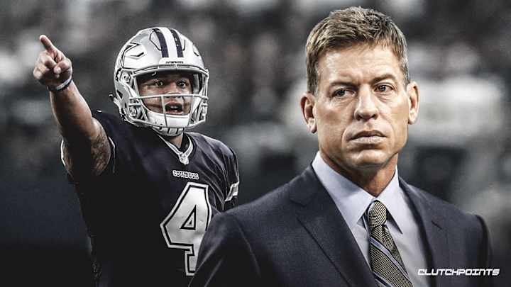Troy Aikman 'Loves' Jerry Jones, Dak Prescott & 'Fantastic' Cowboys Roster-Building - But ... Troy Aikman 'Loves' Jerry Jones, Dak Prescott & 'Fantastic' Cowboys Roster-Building - But ...