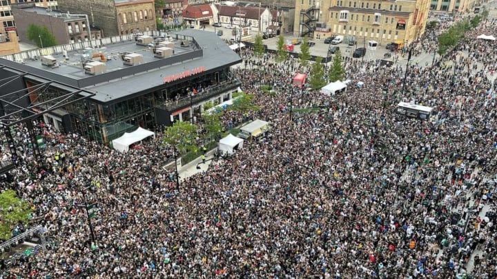Thousands of Fans Flood Deer District As Suns and Bucks Battle in Game 6 of NBA Finals