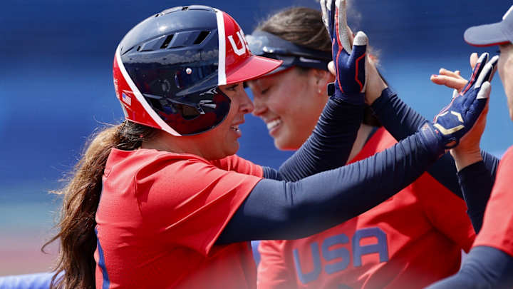 Cal at the Olympics: Valerie Arioto, Team USA Celebrate Softball's Return to the Games