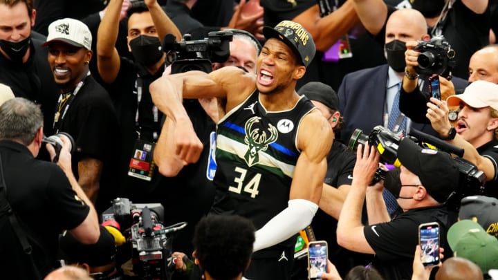Giannis Antetokounmpo Continues Championship Celebration With Chick-Fil-A '50 Piece' Order