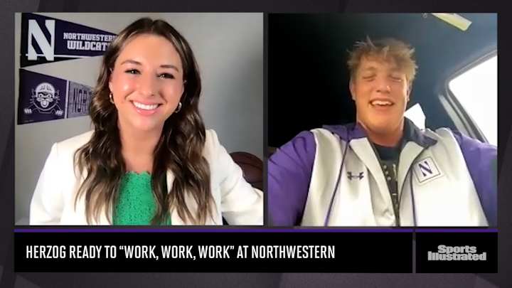 Northwestern OT Commit Nick Herzog Talks Commitment Decision, Work Ethic