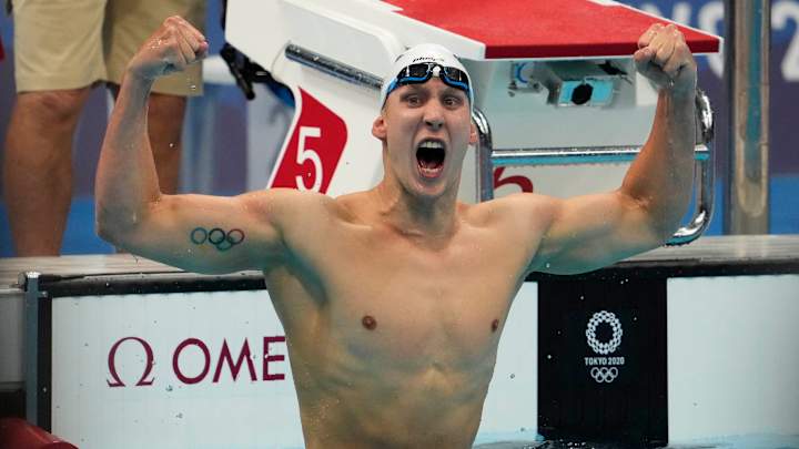 Chase Kalisz Wins First Gold for U.S. at Tokyo Games