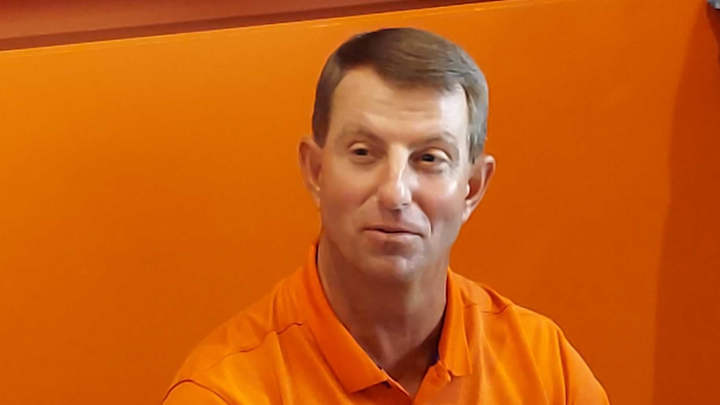 Dabo Swinney on Transfer Portal: 'Grass is Green Where You Water It' Dabo Swinney on Transfer Portal: 'Grass is Green Where You Water It'