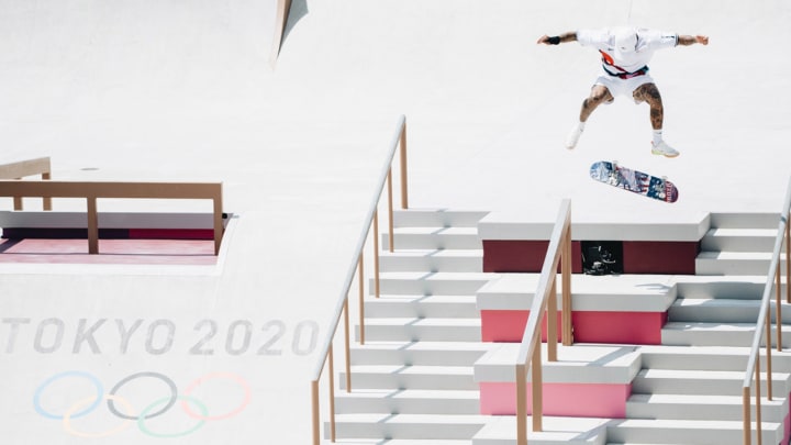 Nyjah Huston Falls Short in Olympic Skateboarding Debut