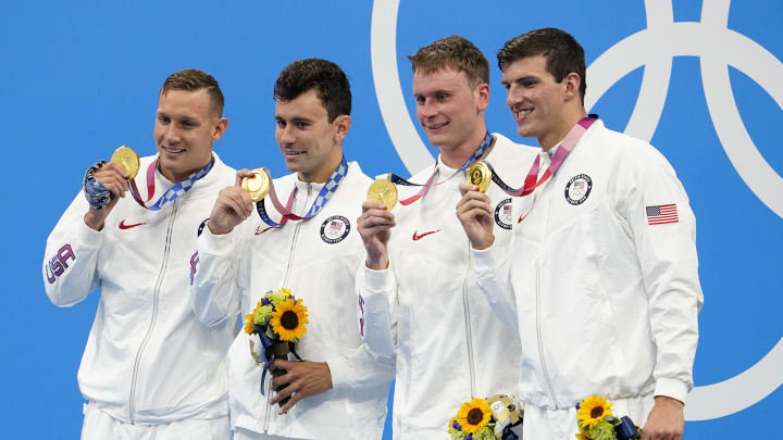 U.S. Swimmer Bowe Becker Goes From Retired and Waiting Tables to Olympic Gold