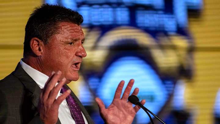 LSU Coach Ed Orgeron Looks Forward to 2021 Fall Camp Beginning Next Week
