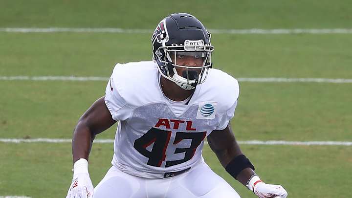 WATCH: Mykal Walker's Pick Six Puts Falcons Ahead Of Panthers