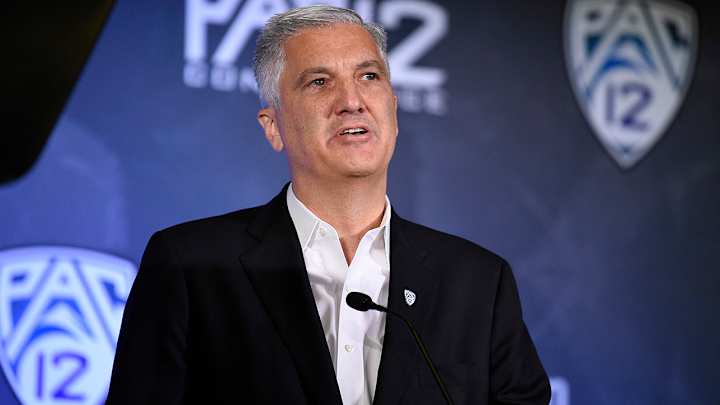 Pac-12 Commissioner George Kliavkoff Addresses Playoff Berths, Schedule Changes at Media Day
