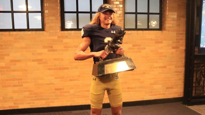"Powerhouse" Notre Dame Catches Eye Of Talented 2023 Quarterback "Powerhouse" Notre Dame Catches Eye Of Talented 2023 Quarterback