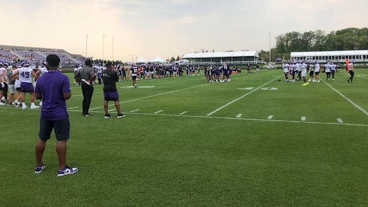 Vikings Training Camp Recap, Day 1: Kellen Mond, Oli Udoh Among Standouts at TCO Vikings Training Camp Recap, Day 1: Kellen Mond, Oli Udoh Among Standouts at TCO