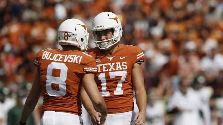 Texas Kicking Tandem Of Bujcevski, Dicker, Selected To Annual Watch Lists